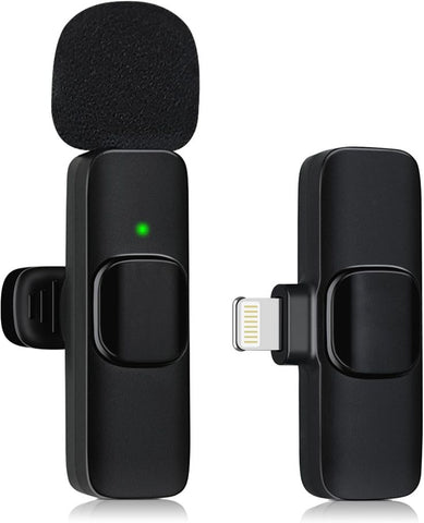 Wireless Single/Double Microphone For Interview, Vlogging , Podcast