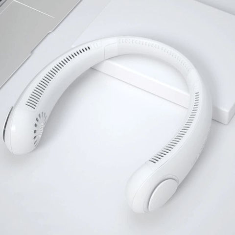 Portable Neck Fan, Hands-Free Bladeless Cooling | Simple Deluxe Karex Rechargeable Neck Fan