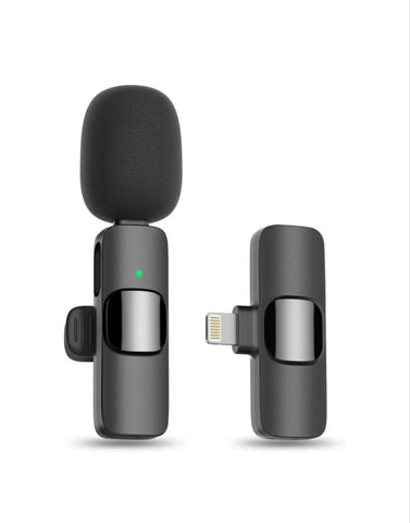 Wireless Single/Double Microphone For Interview, Vlogging , Podcast